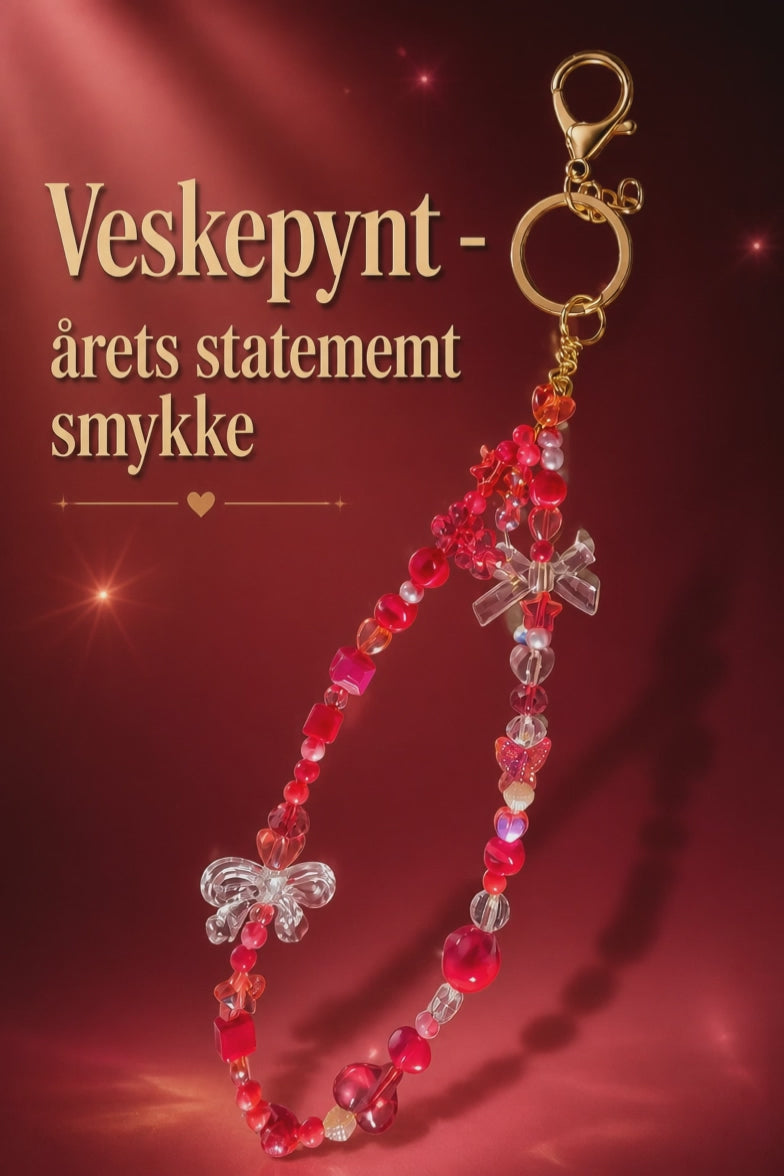 Veskepynt rød