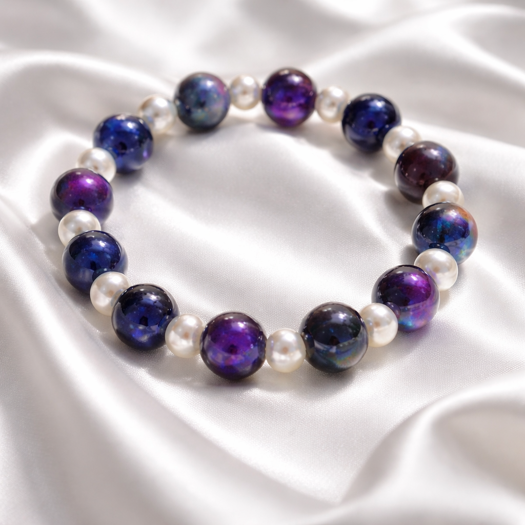 Midnatt Pearl - Armbånd