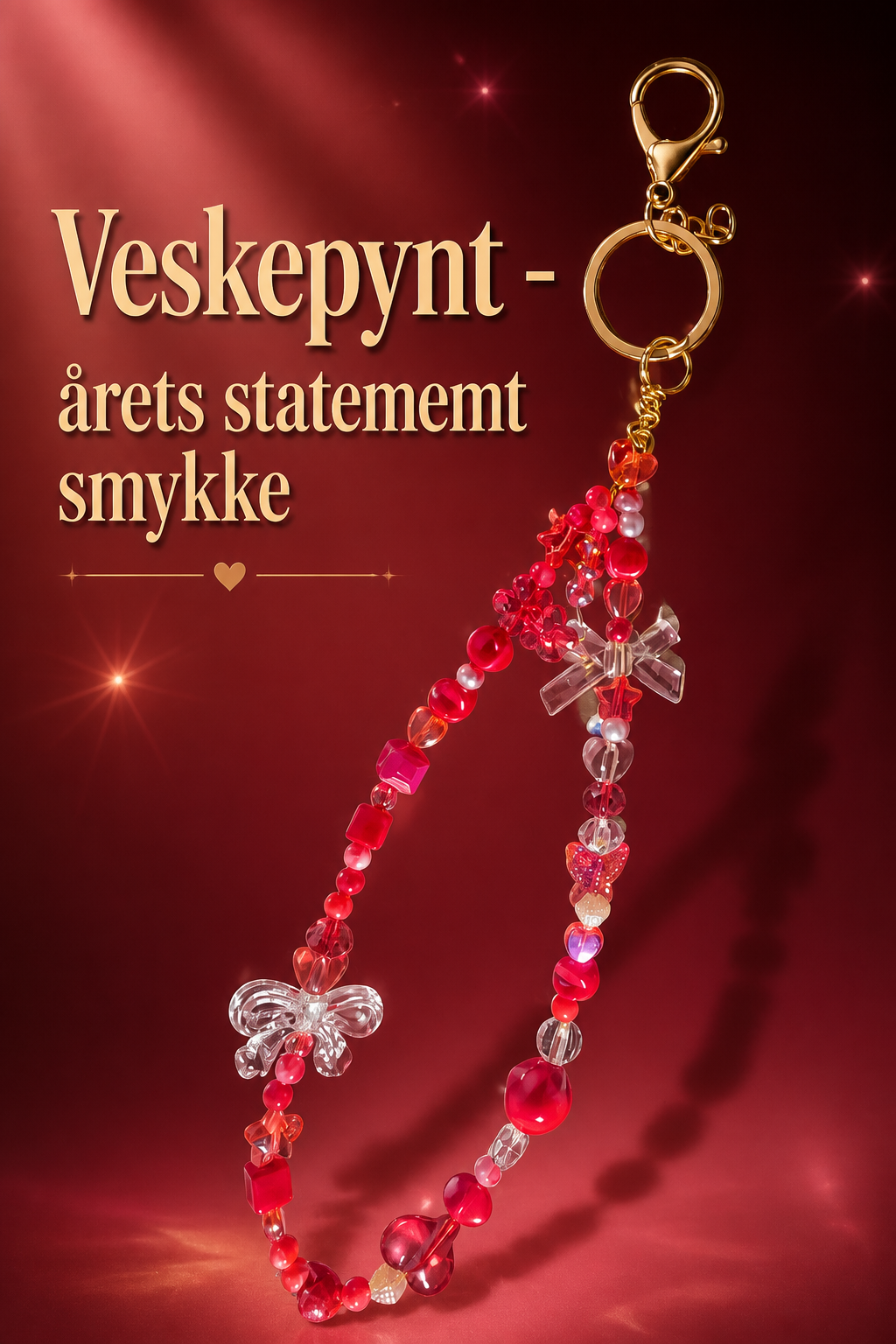 Veskepynt rød