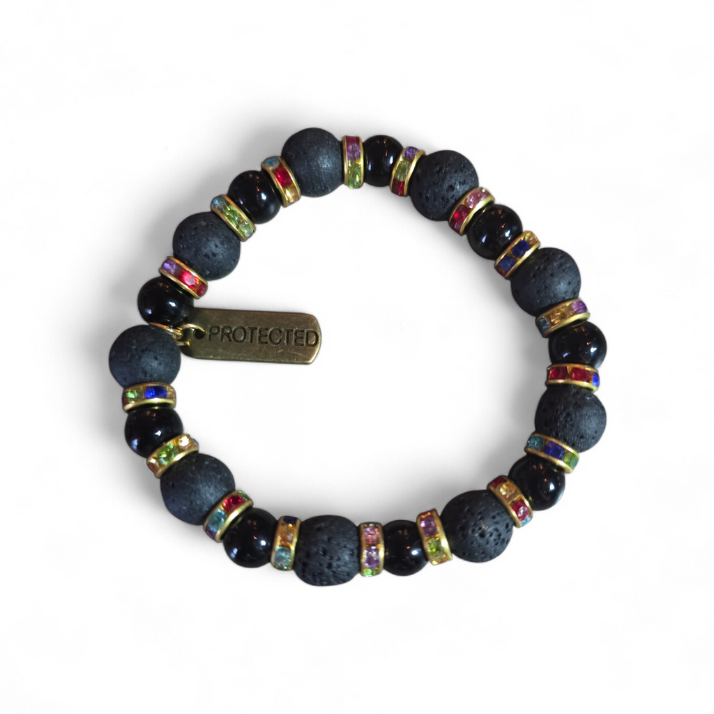 Beskyttende Sort Onyx - Armbånd