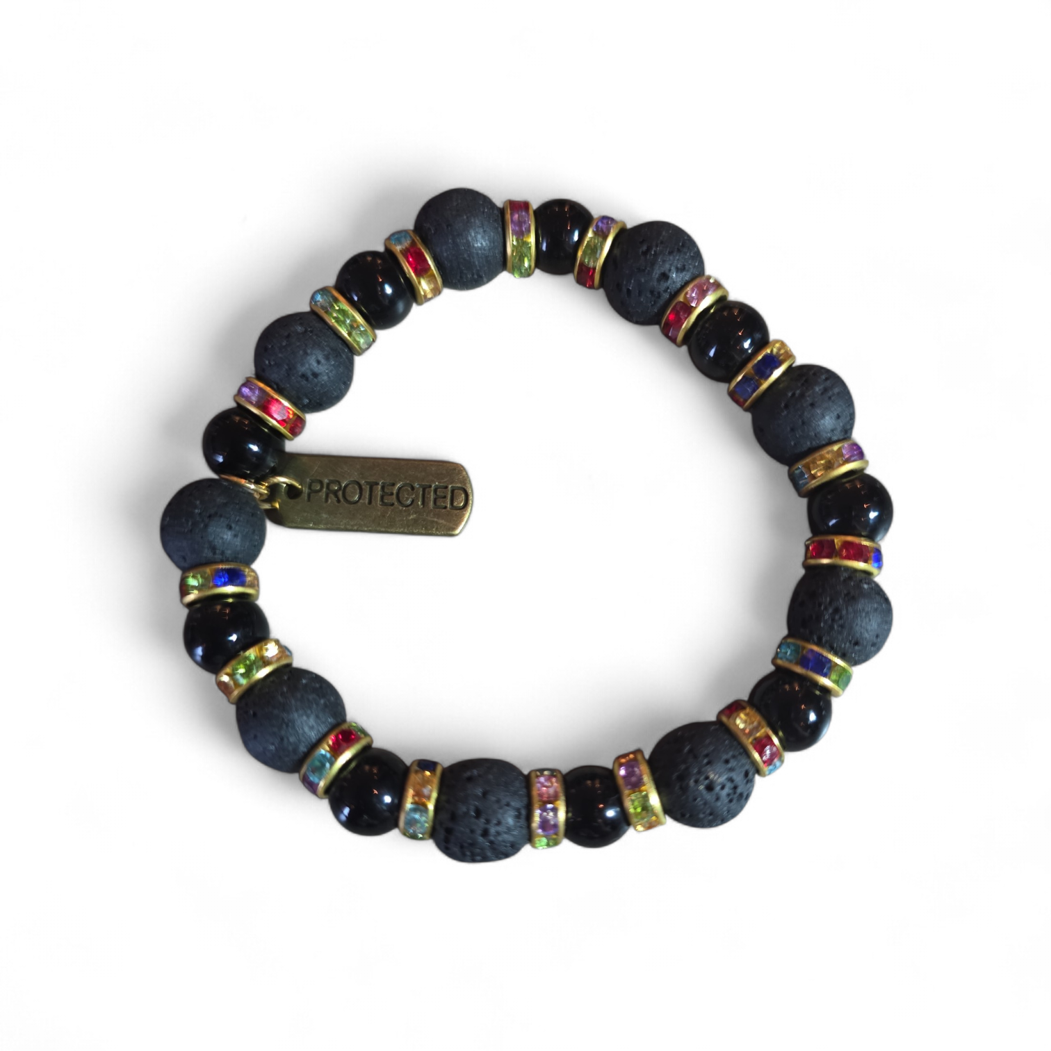 Beskyttende Sort Onyx - Armbånd